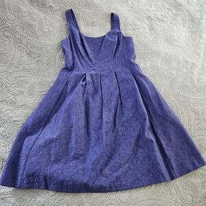 Nine West Sleeveless Midi Dress in Deep Purple